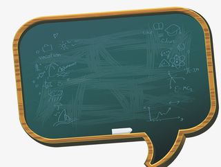 黑板元素辅导培训免抠