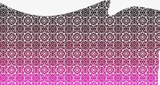 粉色花纹双11海报免抠