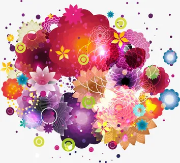 时尚花卉花纹免抠 时尚花卉花纹免抠