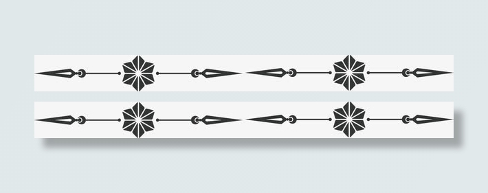 花纹隔断间隔线素材免抠