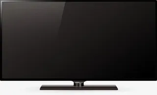 黑色宽屏电视免抠