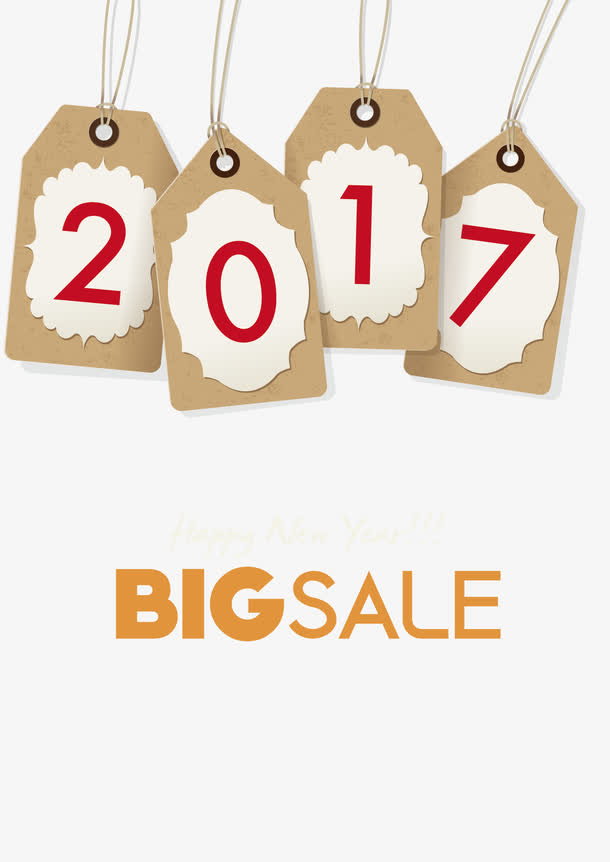 2017标签矢量图免抠