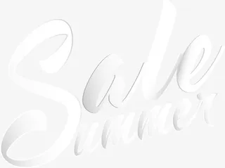 白色大减价艺术字免抠