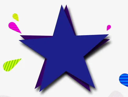 不规则几何装饰免抠