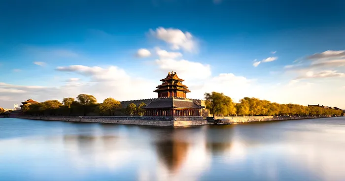 北京故宫旅游背景高清