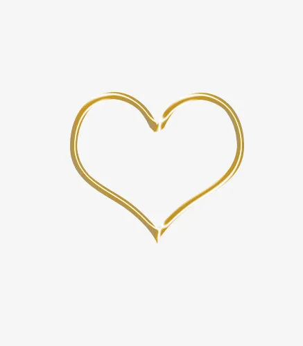 金属质感爱心（奥利给！！！）免抠