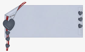 卡通爱心绳索装饰纸张免抠