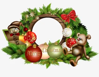 卡通生日装饰相框边框免抠