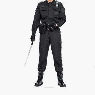 穿着保安服的人免抠