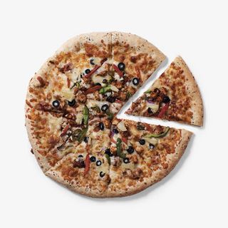 圆形黄色披萨免抠
