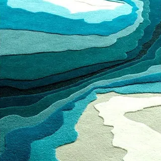 蓝色波纹背景高清