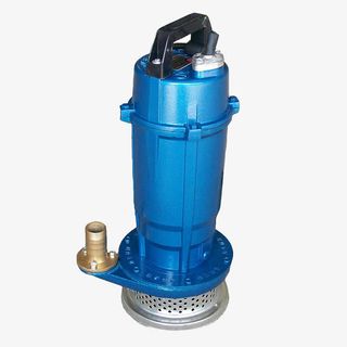 蓝色直流潜水泵免抠