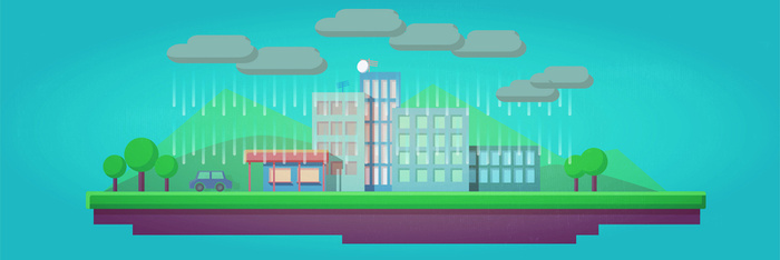 雨城市高清