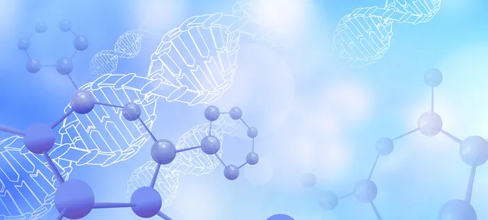 蓝色科技生物医疗分子banner高清