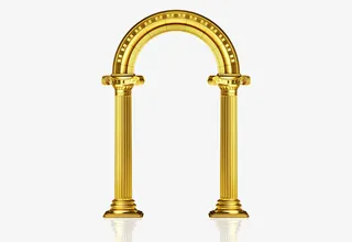 创意罗马柱设计素材免抠