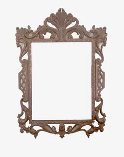 欧式古典金属花纹边框图案免抠