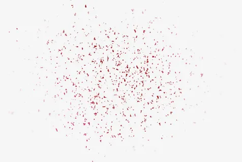 红色粒子效果元素免抠