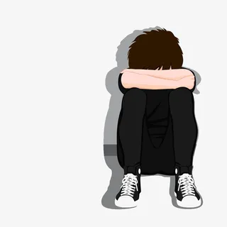 失望的男子免抠