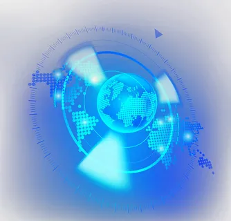 科幻感地球地图免抠