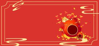 红包简约红色背景高清