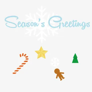 寒假聚会矢量图免抠