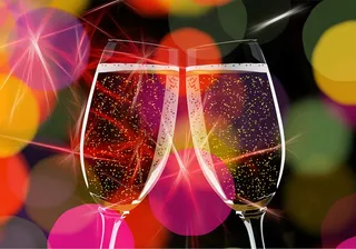 时尚酷炫碰杯的酒会背景素材高清