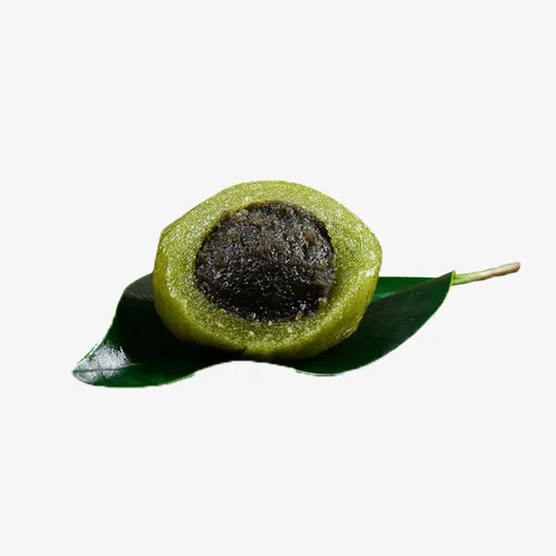 清明节美食豆沙青团图片免抠