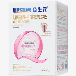 合生元超级呵护婴儿配方奶粉1段免抠