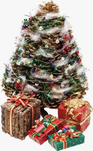 圣诞树实物免抠