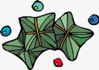 手绘卡通粽子图片免抠