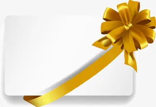 圣诞节白色贺卡免抠