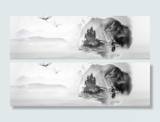 中国风山水背景高清