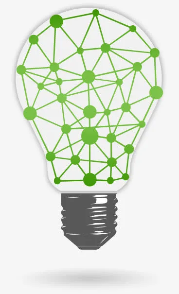 绿色清新PPT元素免抠