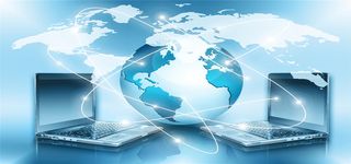 互联网地球笔记本科技背景高清