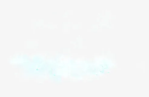 白色浪花免抠装饰效果特效元素