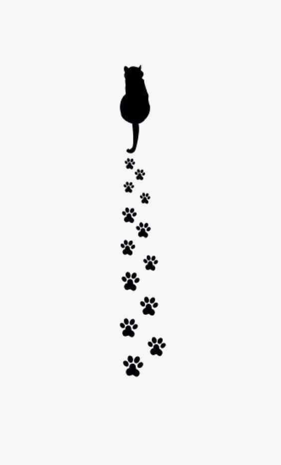 猫咪爪印免抠
