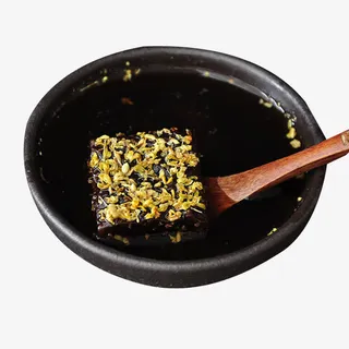 美味桂花红糖块素材免抠