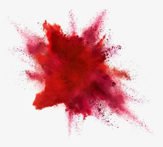 彩色喷溅油墨免抠