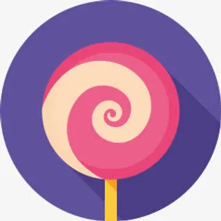 棒棒糖紫色底纹免抠