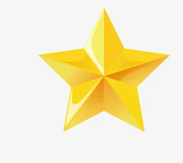 五角星矢量图免抠