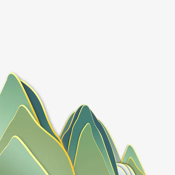 高山图案免抠