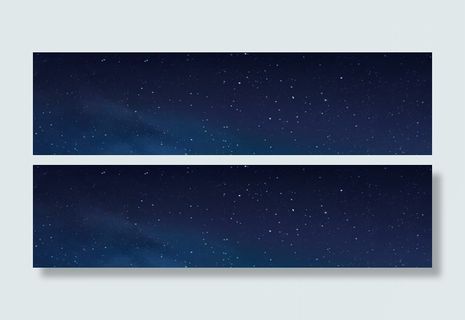 星空banner创意设计