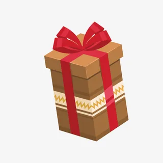 卡通文艺精美礼盒设计包装设计免抠