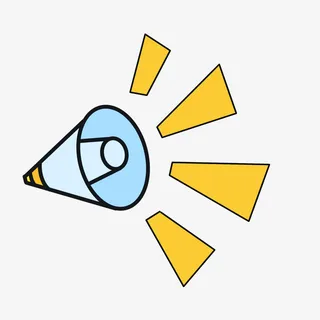 促销大喇叭募免抠其他元素