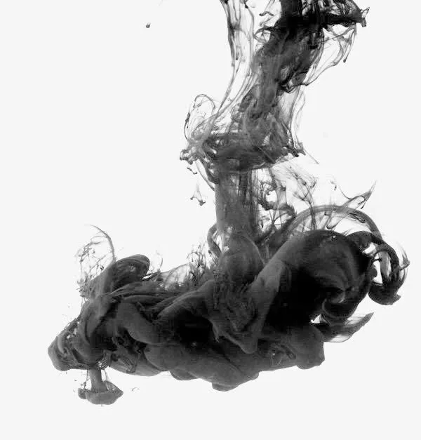 漂浮的水墨免抠