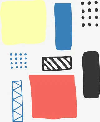 潮流几何色块背景装饰图案