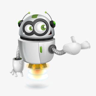 工业动漫机器人欢迎免抠