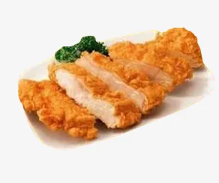 盘子里的美食酥香脆皮鱼排免抠