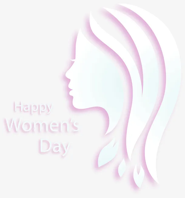 妇女节快乐女人插画免抠