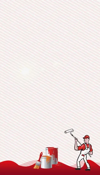 家装装修油漆工扁平化条纹背景高清